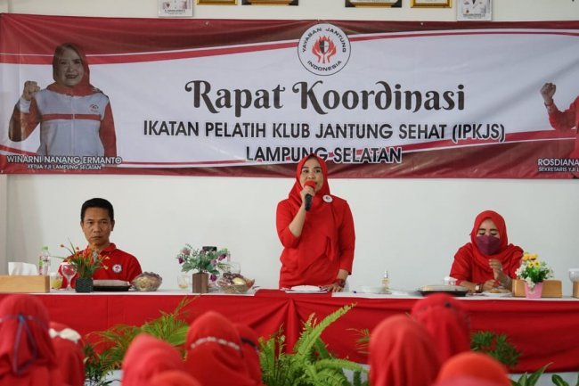 Rapat Koordinasi Ikatan Pelatih  Klub Jantung Sehat Lampung Selatan