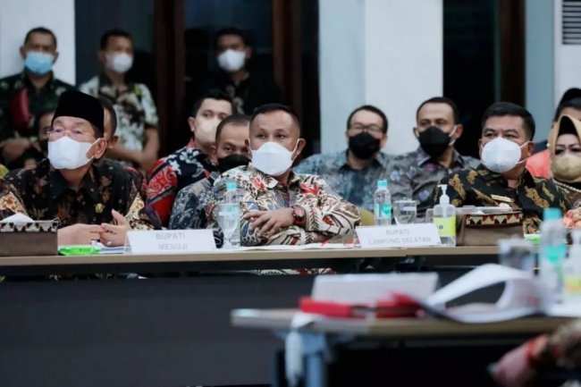 RealisasiBelanja APBD 2021 Lamsel Peringkat 1 Se-indonesia