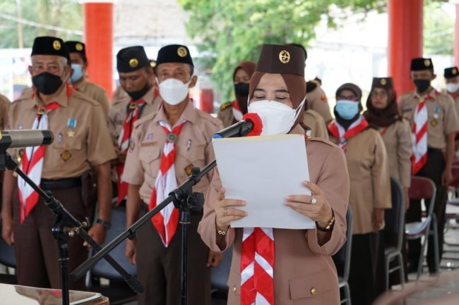 Bunda Hj. Winarni Nanang Ermanto Dipilih Sebagai Ketua  Kwarcab Kabupaten Lampung Selatan