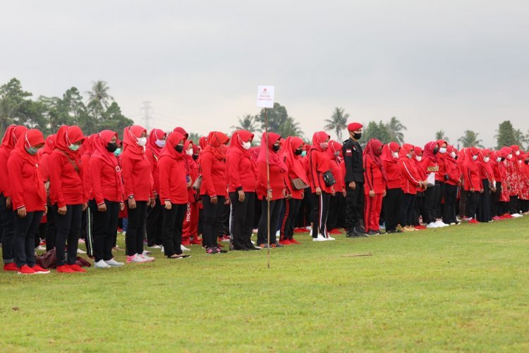 Upacara HUT PDI Perjuangan ke -49 Kabupaten Lampung Selatan