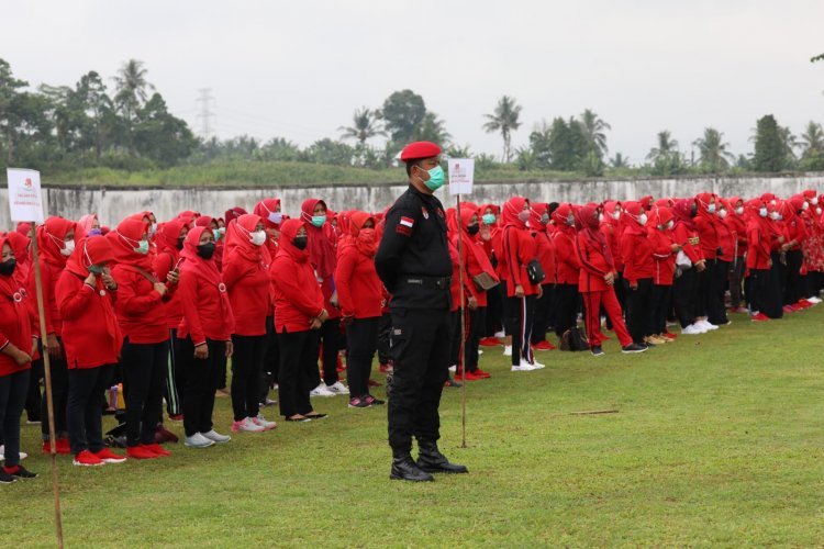Upacara HUT PDI Perjuangan ke -49 Kabupaten Lampung Selatan