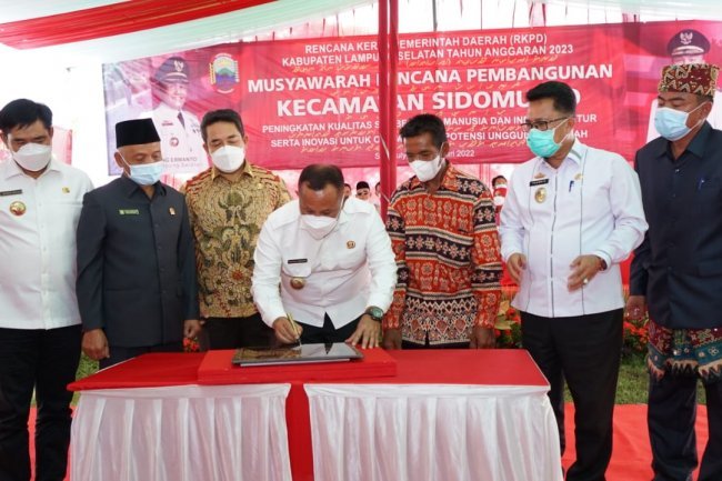 Musrenbang Kecamatan Sidomulyo Tahun 2022