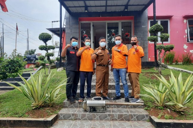 Waspada Demam Berdarah Baguna Lamsel Fogging Kantor DPC PDI Perjuangan lamsel