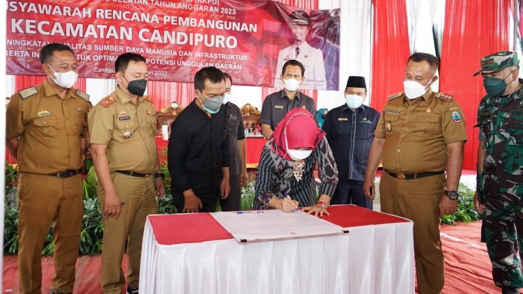 Musrenbang Kecamatan Way Sulan dan Candipuro Kabupaten Lampung Selatan