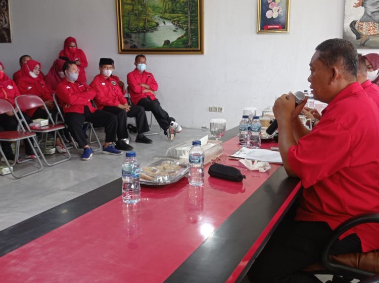 Laksanakan Instruksi Partai, DPC PDI Perjuangan Lampung Selatan Gelar Rapat Koordinasi (Rakor)