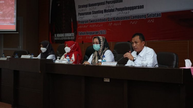Satukan Komitmen Seluruh Stakeholder Terkait, Pemkab Lampung Selatan Gelar Rembuk Stunting Tahun 2022