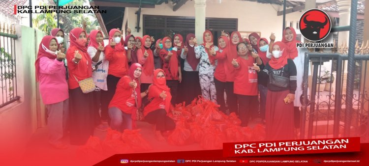 Srikandi Kecamatan Natar Bagikan Bingkisan Lebaran
