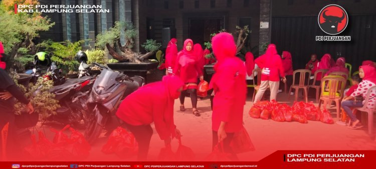 Srikandi Kecamatan Natar Bagikan Bingkisan Lebaran