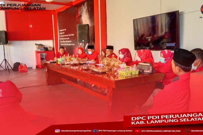 DPC PDI Perjuangan Lampung Selatan Melaksanakan RAKOR