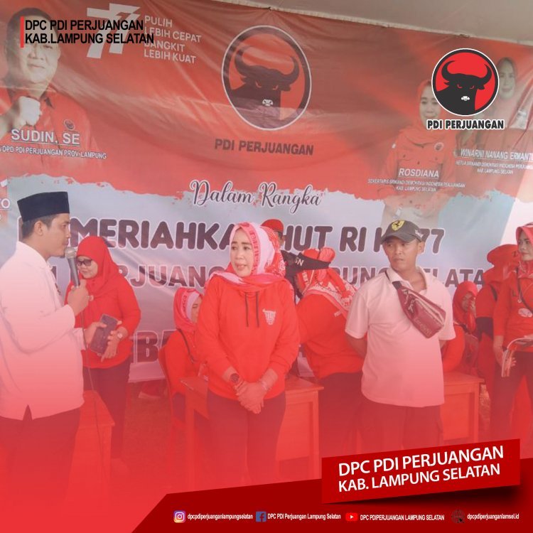 Peringati HUT RI KE 77 Tahun, Rosdiana Gelar Berbagai Lomba Di Jati Agung