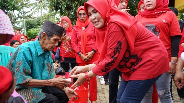 Srikandi PDI Perjuangan Lampung Selatan mulai bergerak untuk kemenangan Hatrick 2024