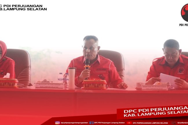 Ajak Kader Rapatkan Barisan, H. Nanang Ermanto Ingin PDI Perjuangan Lampung Selatan Menang Dalam Kontestasi PILEG