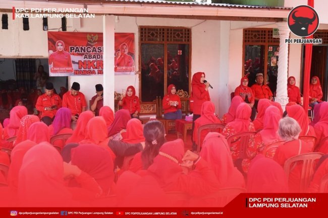 Solid Bergerak,  Srikandi Demokrasi Indonesia Cabang Lampung Selatan Melakukan Silaturahmi kepada kader