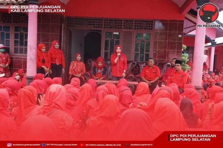 Sosialisasikan Nomor Urut Partai dan Konsolidasi Dengan Srikandi untuk kemenangan Hatrick PDI Perjuangan pada Pemilu Tahun 2024