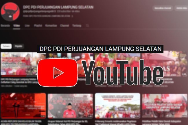 Kunjungi Channel DPC PDI Perjuangan Lampung Selatan 