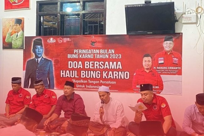 BBHAR DPC PDI Perjuangan Kabupaten Lampung Selatan Gelar Haul Bung Karno dan Sunat Gratis