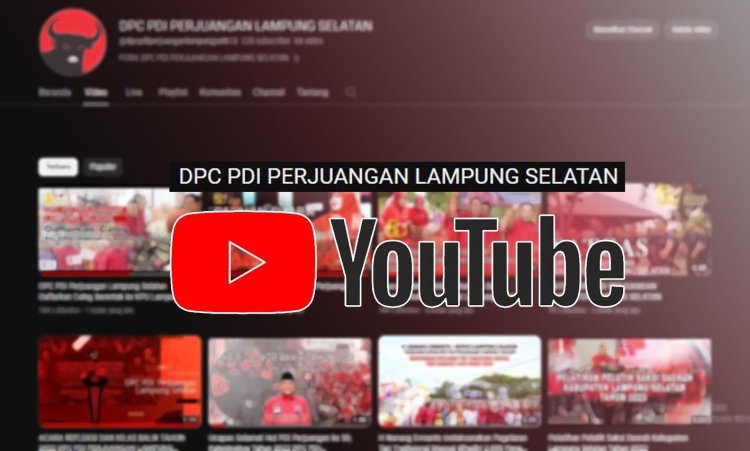 Kunjungi Channel DPC PDI Perjuangan Lampung Selatan 