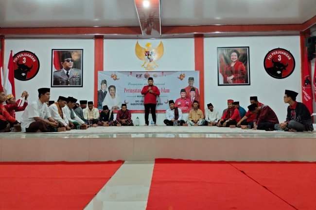 DPC PDI Perjuangan Lampung Selatan Melaksanakan Peringatan Tahun Baru Islam 1445 H