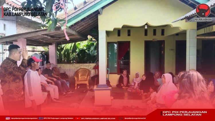BBHAR DPC PDI Perjuangan Kabupaten Lampung Selatan Sosialisasikan Program Kerja di Pulau Sebesi