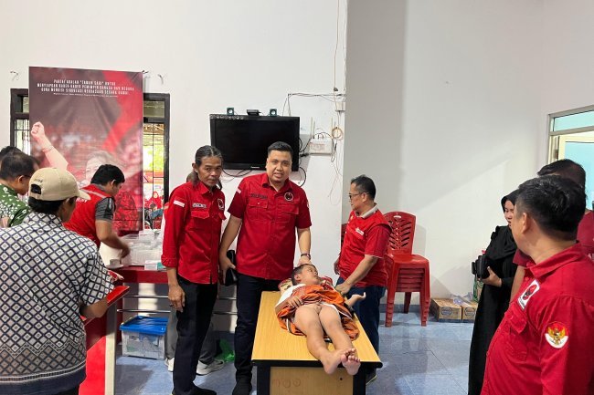 Bantu Warga Kurang Mampu, BBHAR DPC PDI Perjuangan Lam-Sel Gelar Sunat Gratis