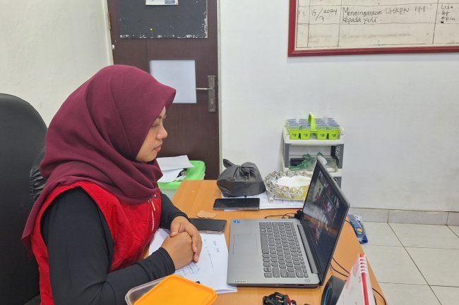 DPC PDI Perjuangan Lampung Selatan  Ikuti Rapat Perpanjangan Masa Bakti DPP PDI Perjuangan Secara Daring