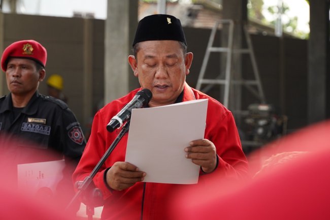DPC PDI Perjuangan Lampung Selatan Gelar Upacara HUT RI Ke 79 Tahun