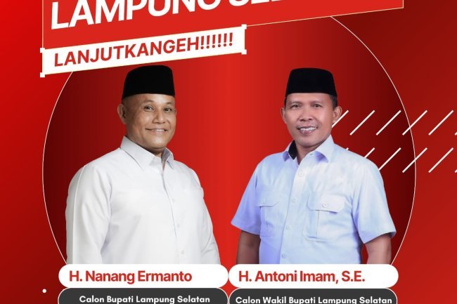 PDIP Resmi Usung Nanang Ermanto – Antoni Imam (Nanang Beriman) di Pilkada Lamsel 2024