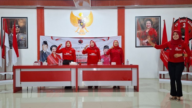 Srikandi PDI Perjuangan Lampung Selatan Siap Menangkan Nanang Ermanto Kembali di Pilkada 2024 Mendatang