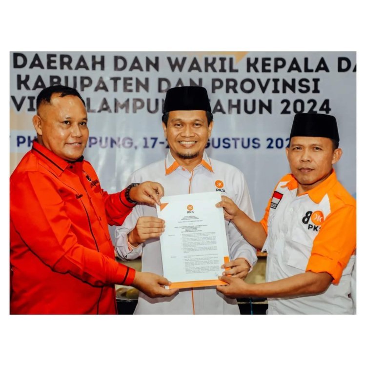 Nanang-Antoni Berlayar Pada Pemilihan Kepala Daerah Lampung Selatan 2024