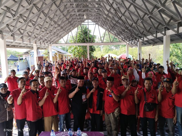 DPC PDI Perjuangan Lampung Selatan Panaskan Mesin Partai di Tingkat Ranting Hingga Anak Ranting di Kecamatan Palas