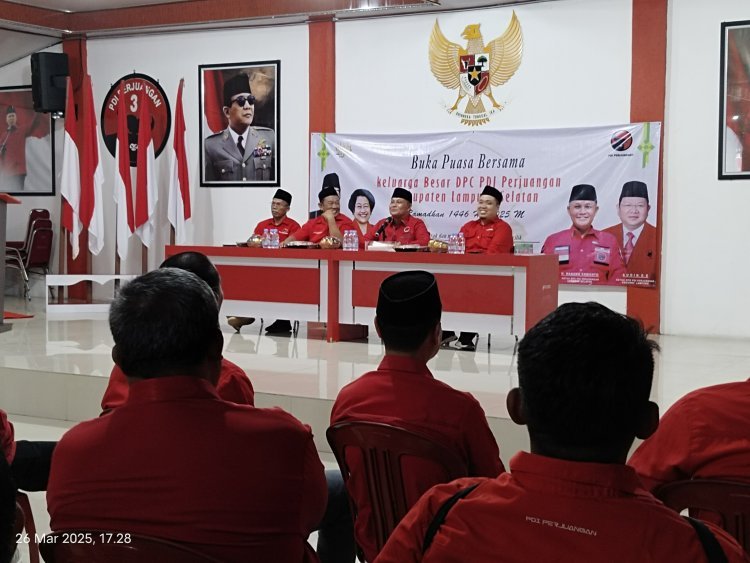 DPC PDIP Lampung Selatan Gelar Silaturahmi Ramadhan dan Buka Bersama