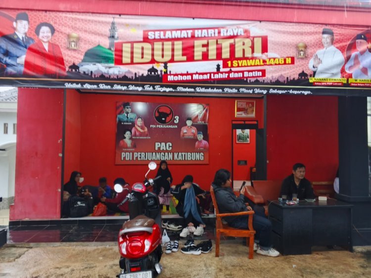 PDI Pejuangan Kabupaten Lampung Selatan Dirikan Posko Mudik Gotong Royong