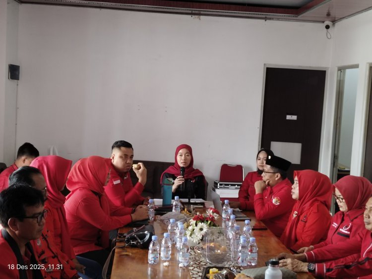 DPC PDI Perjuangan Lampung Selatan Gelar Rakoor Internal