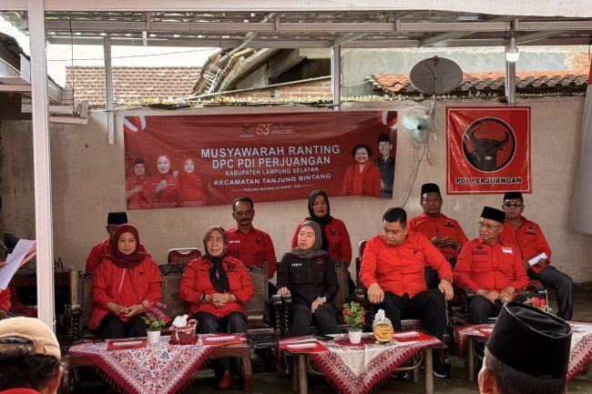 Musyawarah Ranting Kecamatan Tanjung Bintang, Lesty Ajak Kader Disiplin dan Bertanggung Jawab
