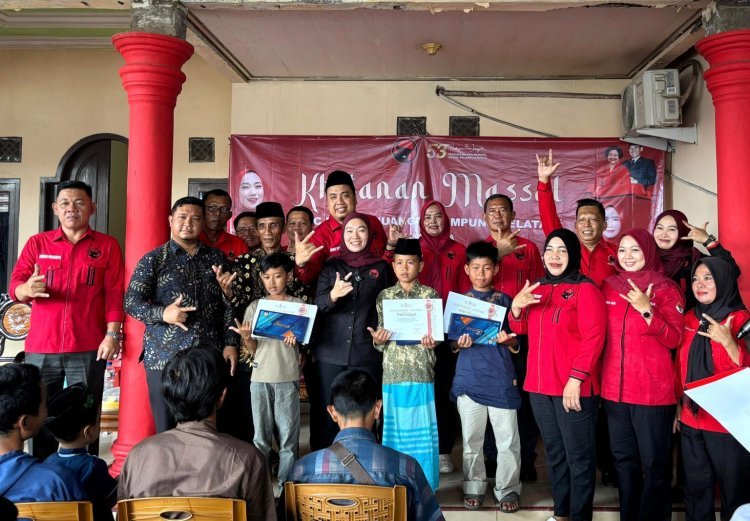 Rangkaian Bulan Bung Karno, DPC PDI Perjuangan Lampung Selatan Gelar Khitanan Massal