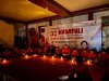 Nyala Lilin, Renungan Hingga Mencium Sang Merah Putih Tandai Peristiwa Kudatuli, Lesty Putri Utami: Jas Merah!