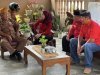 Ketua DPC PDI Perjuangan Lampung Selatan Sambangi Kediaman Darwato, Veteran Penjaga Kemerdekaan