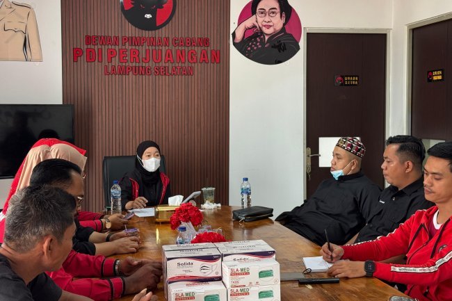 Kantor DPC PDIP Lamsel Standby Selama Dua Pekan, Siapkan Tim Koordinasi Mitigasi dan Layanan Ambulans