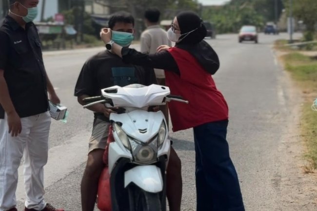 Abu Vulkanik Menyebar, PDI Perjuangan Lamsel Siagakan Mitigasi